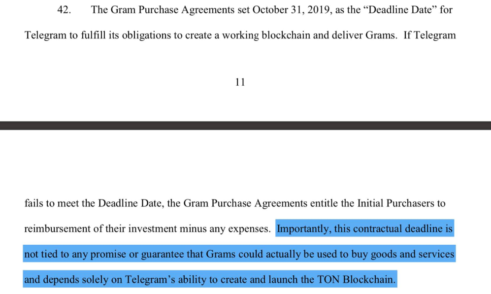 Telegram 接下来怎么办？投资者解读 SEC 文件