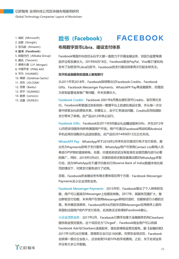 研报 | 2020全球科技公司区块链布局案例研究
