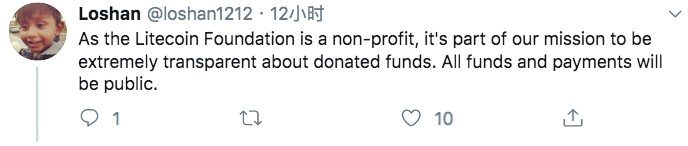Twitter精选 | 跟随BCH步伐？李启威提议矿工捐赠1%出块奖励支持莱特币开发