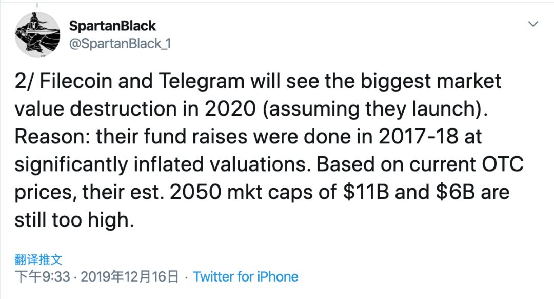 Twitter 精选 | 高盛前合伙人的2020加密货币十大预测