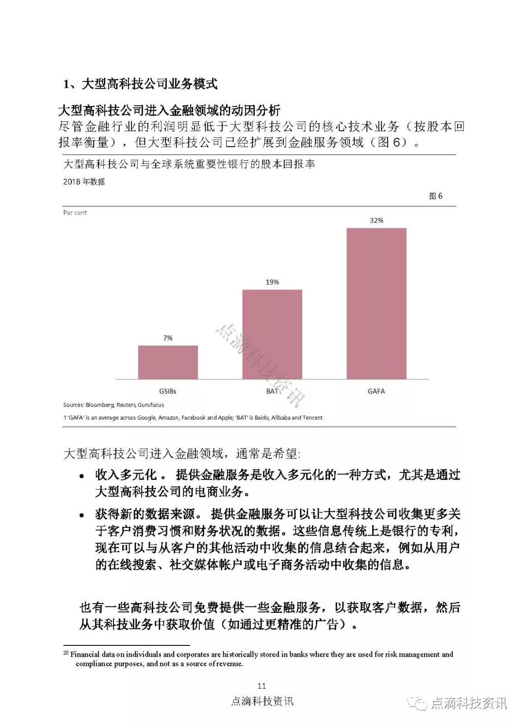 金融稳定理事会：大型高科技企业进军金融科技的最新进展及其潜在的风险