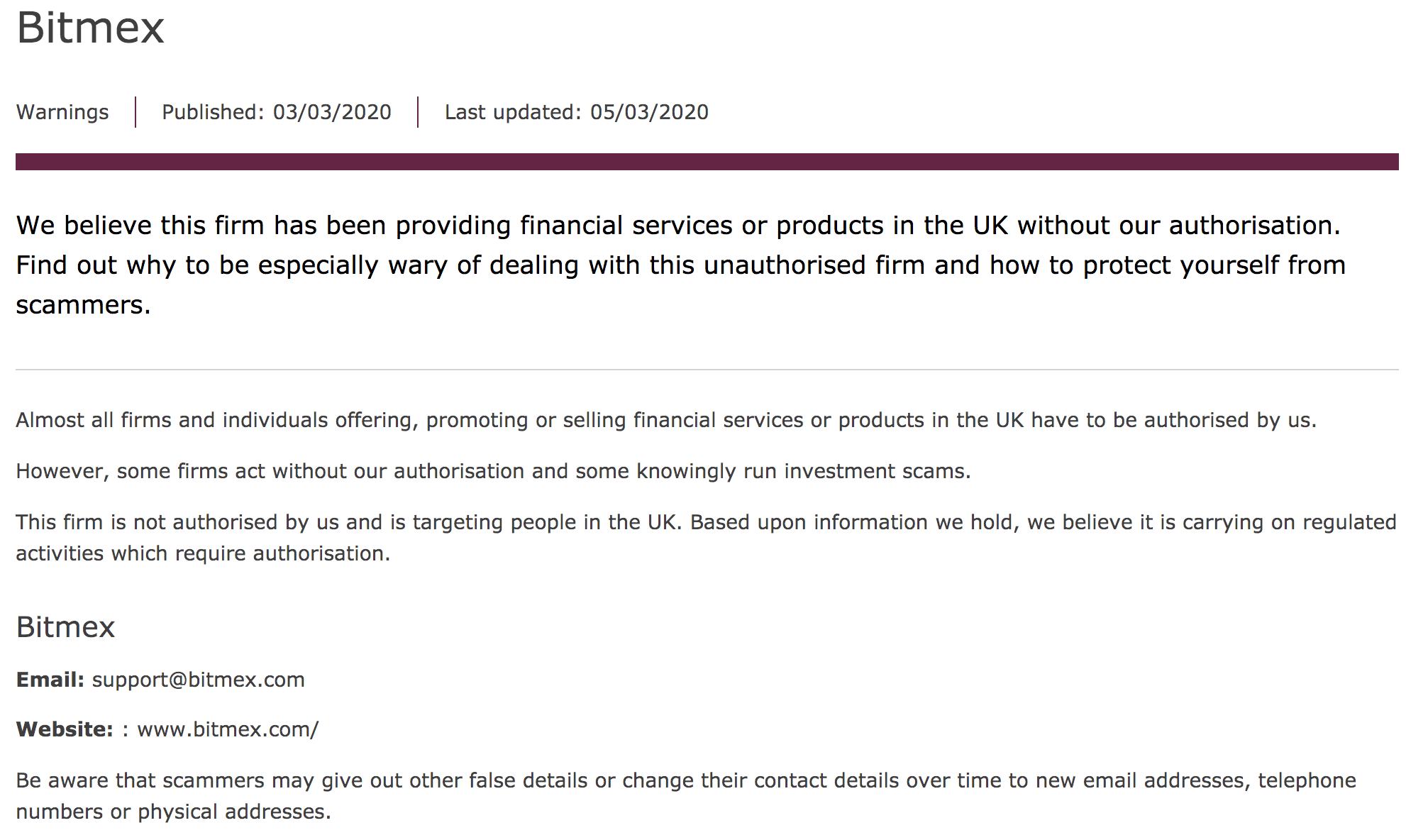 BitMEX后续影响，英国加强对加密货币交易所监管