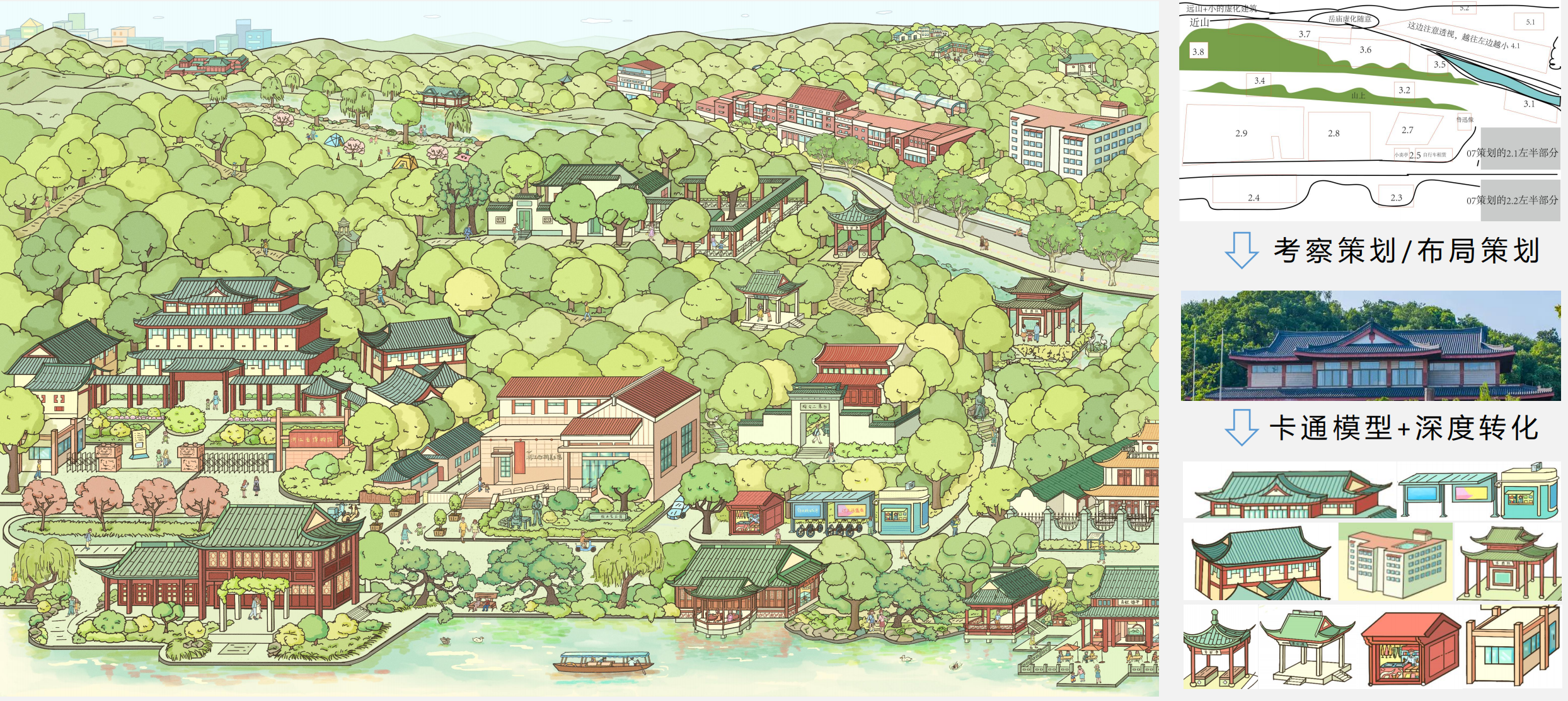 耗时一年,AIGC绘制首份百米长卷《新西湖繁胜全景图》面世
