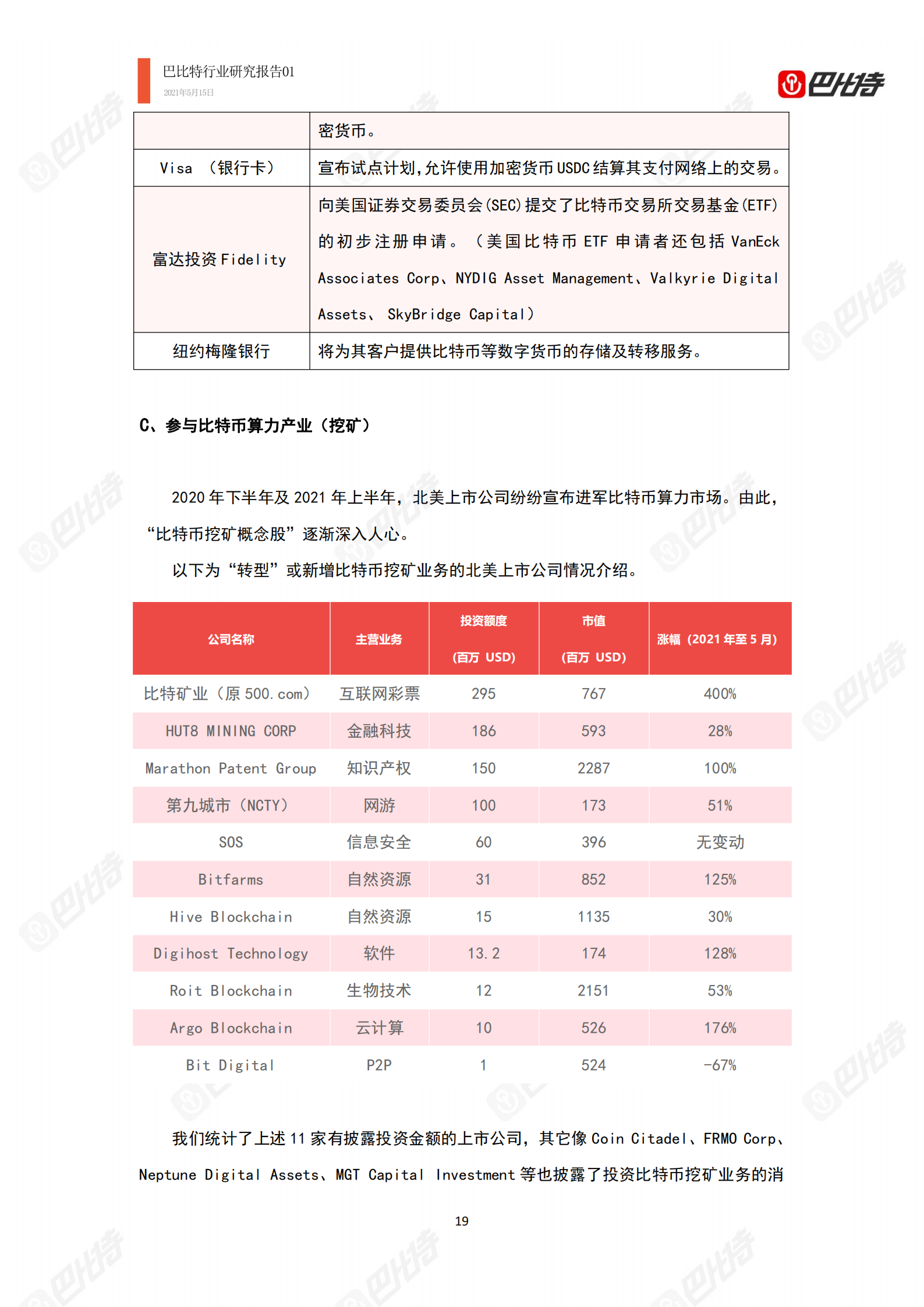 2021年比特币算力产业研究报告：中国矿场开始外迁