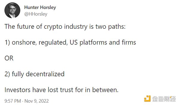 观点：对BTC/DeFi主义者之于FTX崩盘看法的分析