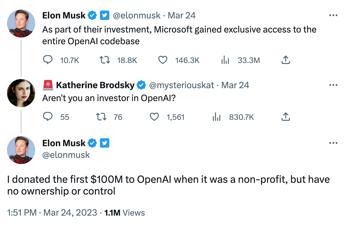 分析 OpenAI 超 1.33 亿美元背后的捐赠者,马斯克到底捐了多少?